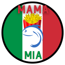 Mama Mia Fish Bar logo.